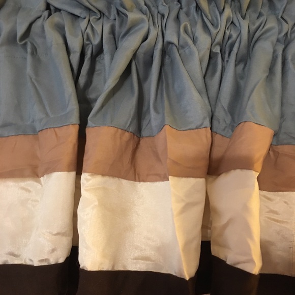 NWOT JCP Home Color Block Valance (3) Panels - Picture 2 of 6